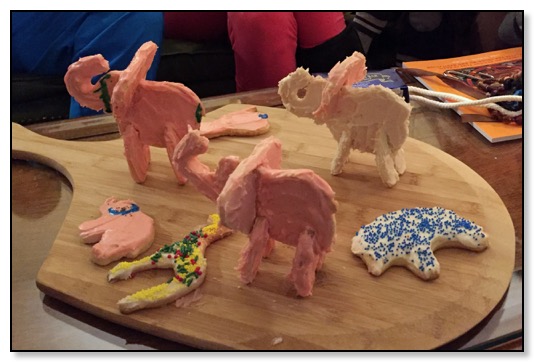 3-D Elephant cookies