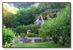 AAA Panorama waterfall jura mountains