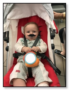 Arrow with mustache pacifier March 2017