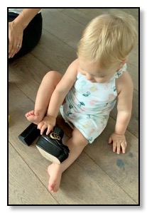Azelle with shoe Sept 2019