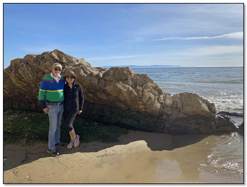 Dan and Nazy at Beach Feb 25 2019
