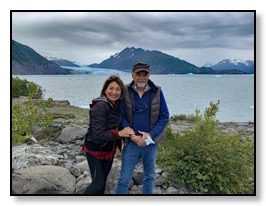 dan and nazy lake george and Knik glacier