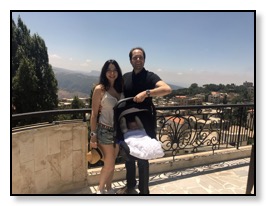 Drius and Christiane and Leandra in Ehden July 2017