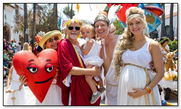 family at solstice