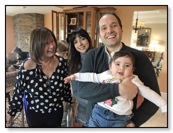 Fay, Christiane, Darius, Leandra at Shari's March 2018