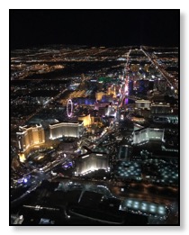 Las vegas from the air