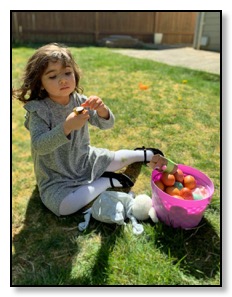 Leandra April 2020 Easter photo