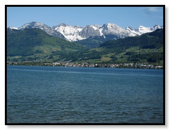 mountains from Rapperswil