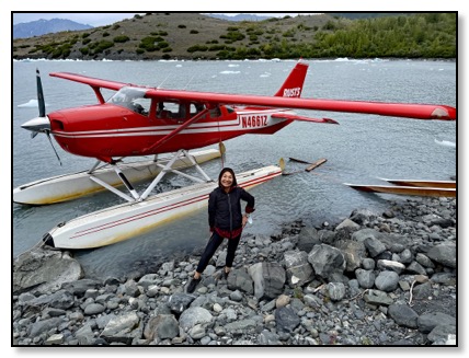 Nazy and Rust airplane at Lake George