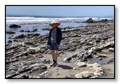 nazy walk at low tide April 2020