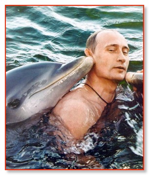 putin with dolphins