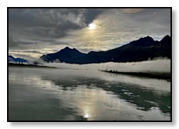 reflection on train to denali