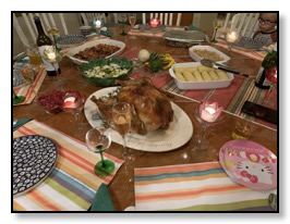 Thanksgiving table 2020