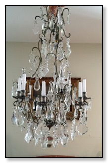 The chandelier