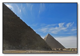 two large pyramids